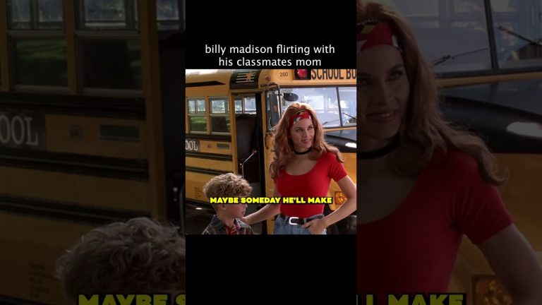 He was flirting with his classmates mom…? #universal #moviecentral #billymadison