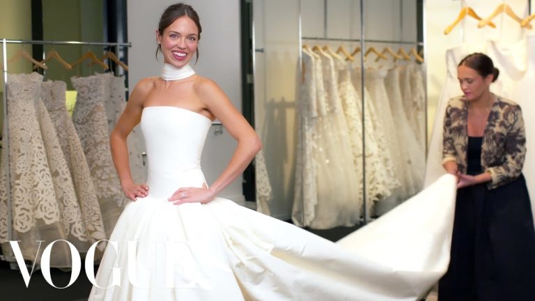 Inside Claudia Sulewski’s Wedding Dress Fitting | Vogue