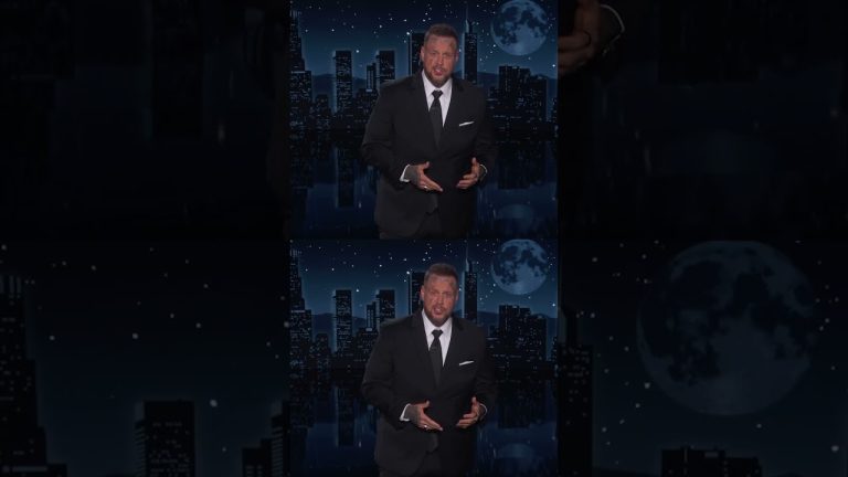 Jelly Roll clarified his politics after joking about President Trump on “Jimmy Kimmel Live!” #shorts