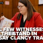LIVE NOW: Jurors to hear from the last few witnesses in the Lindsay Clancy murder trial