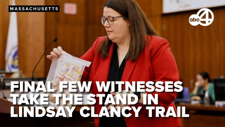 LIVE NOW: Jurors to hear from the last few witnesses in the Lindsay Clancy murder trial