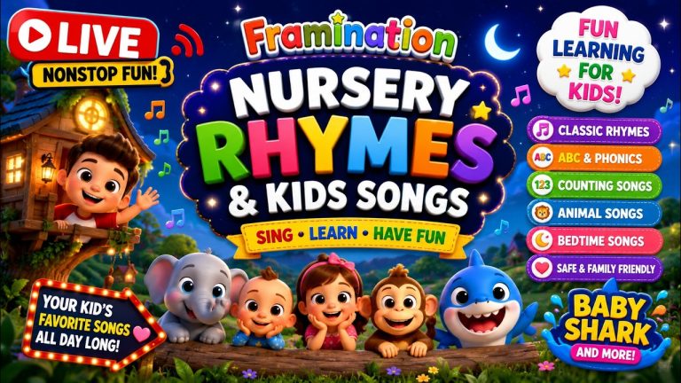🔴 LIVE NOW | Nonstop Kids Songs & Nursery Rhymes | Fun Learning for Babies & Toddlers