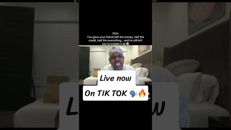 LIVE NOW ON TIK TOK 😍🔥🙌🏽