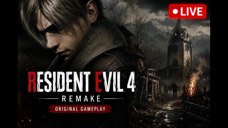 Leon’s Fight to Save Ashley | Original Gameplay! || RE4 (LIVE NOW) #zombie #survival #stream
