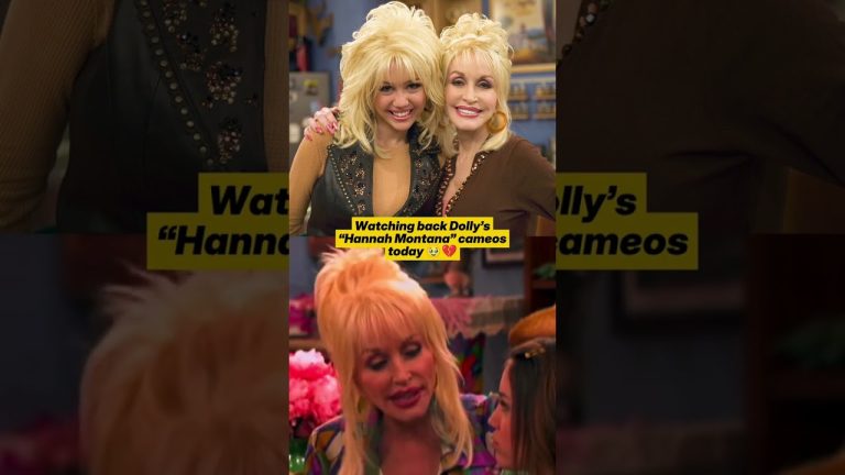 Looking back at heartfelt moments Dolly Parton & Miley Cyrus shared on “Hannah Montana.” 🥺❤️ #shorts