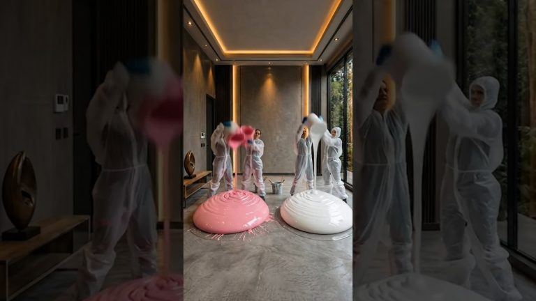 Luxury Living Room Epoxy Floor Transformation 🤯 #shorts @LuxuryStructuralDesign