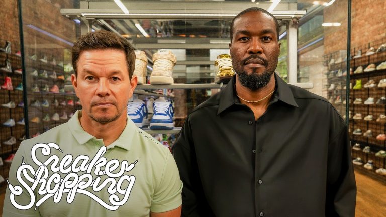 Mark Wahlberg and Yahya Abdul-Mateen II Go Sneaker Shopping With Complex