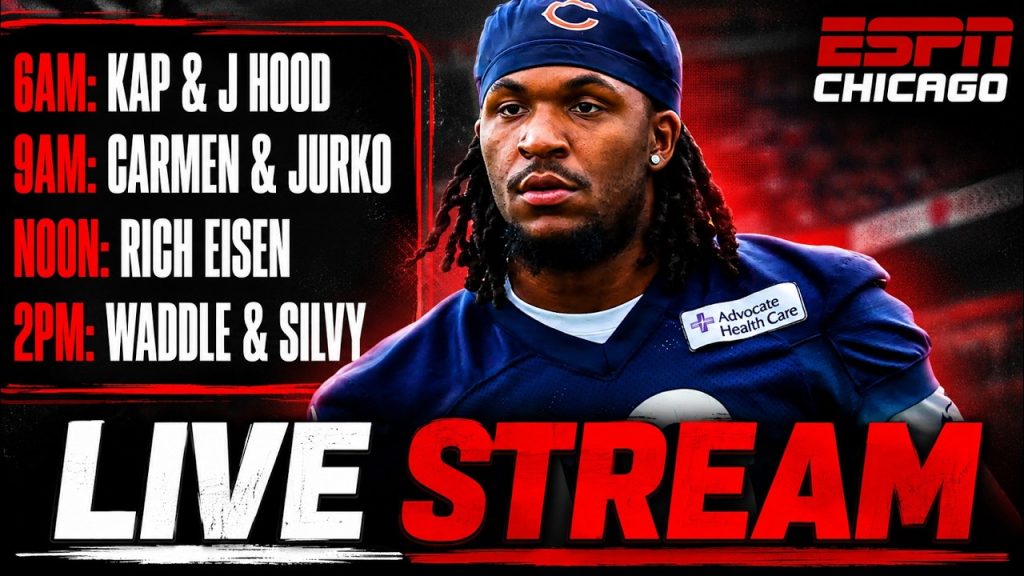 Monday 8/10 ESPN Chicago  LIVE!