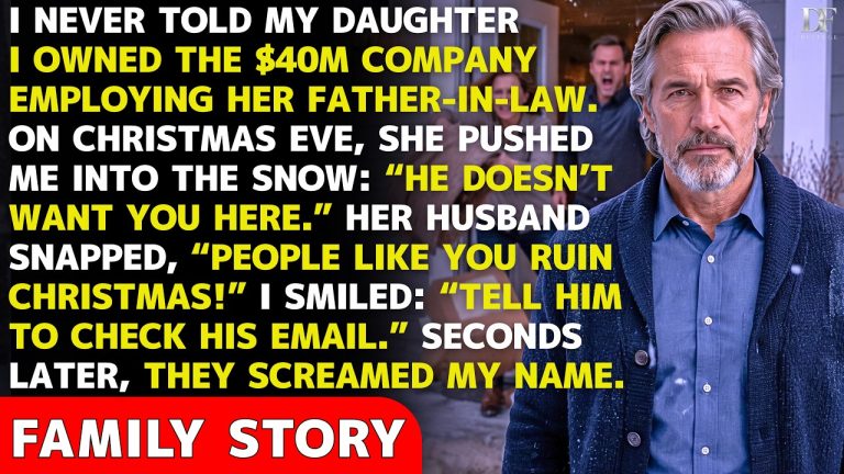 My Daughter Kicked Me Out On Christmas For Her Father-In-Law—She Never Knew I Owned His $40M Company