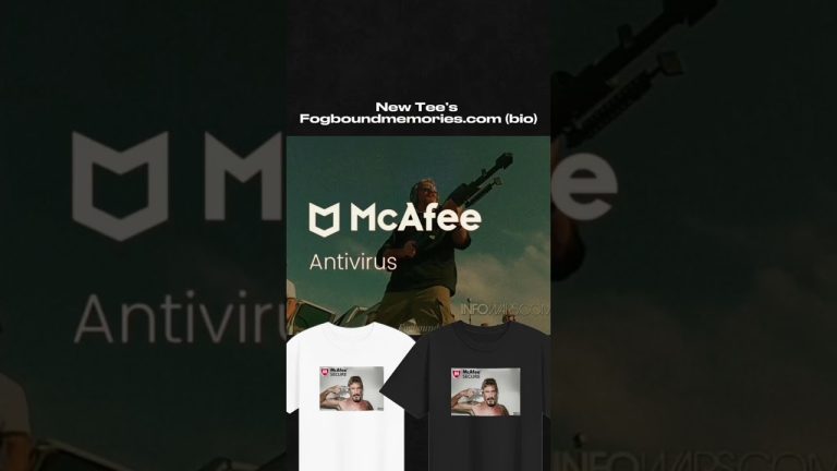 New McAfee T-Shirt live now fogboundmemories.com