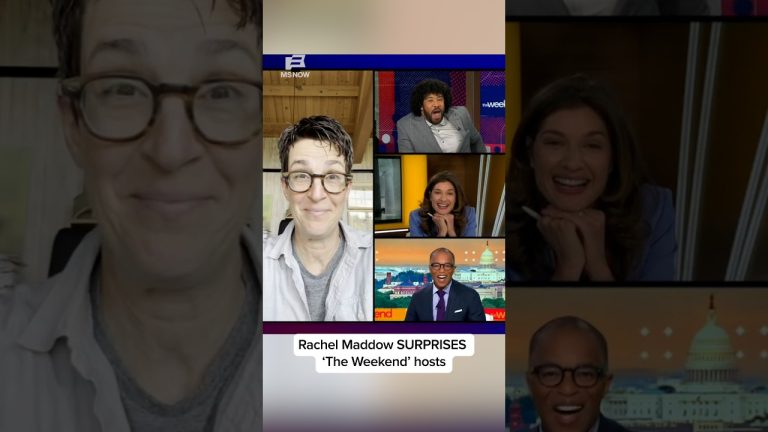 Rachel Maddow SURPRISES ‘The Weekend’ hosts
