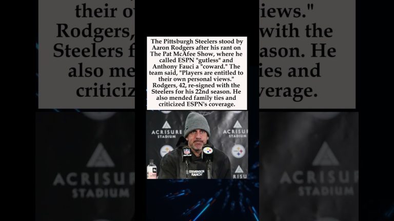 Steelers Say “Players Are Entitled to Own Views” After Aaron Rodgers’ Viral Rant #AaronRodgers