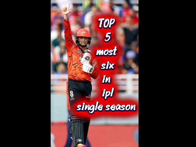 Top 5 most six in ipl single season #shortsfeed #trading#cricket#shorts#videos#