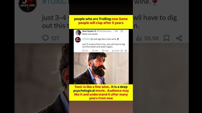 Toxic Will Age Like Fine Wine 🍷? People May Understand Its Deep Story After 5 Years! | Yash