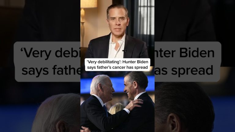 ‘Very debilitating’: Hunter Biden says father’s cancer has spread