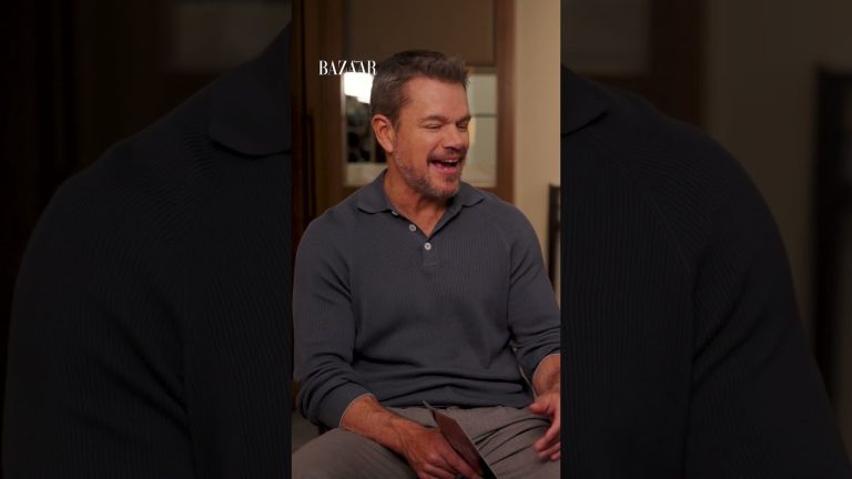 What Would Matt Damon Bring With Him On A Desert Island | Bazaar UK