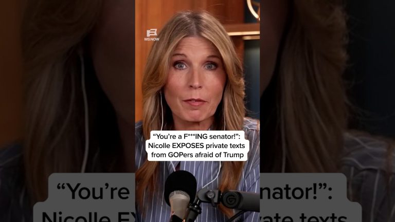 ‘You’re a F***ING senator!’: Nicolle EXPOSES private texts from GOPers afraid of Trump