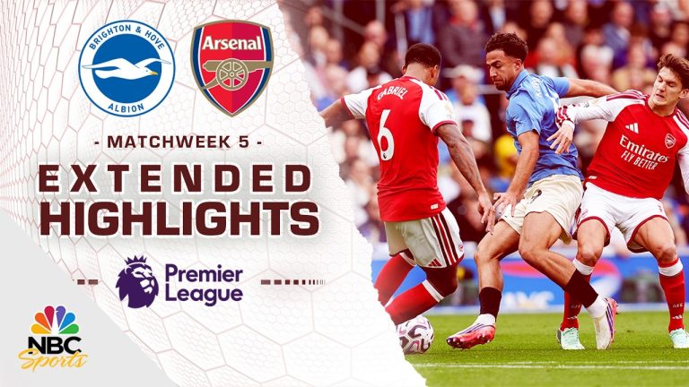 Brighton v. Arsenal | PREMIER LEAGUE HIGHLIGHTS | 9/19/2026 | NBC Sports