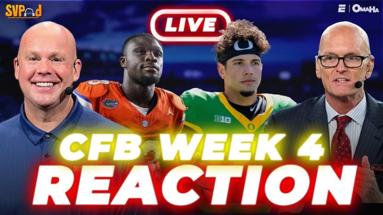 CFB Week 4 REACTION! Florida DOMINATES Ole Miss, Iowa WALKS OFF Michigan + Texas, Oregon win | SVPod