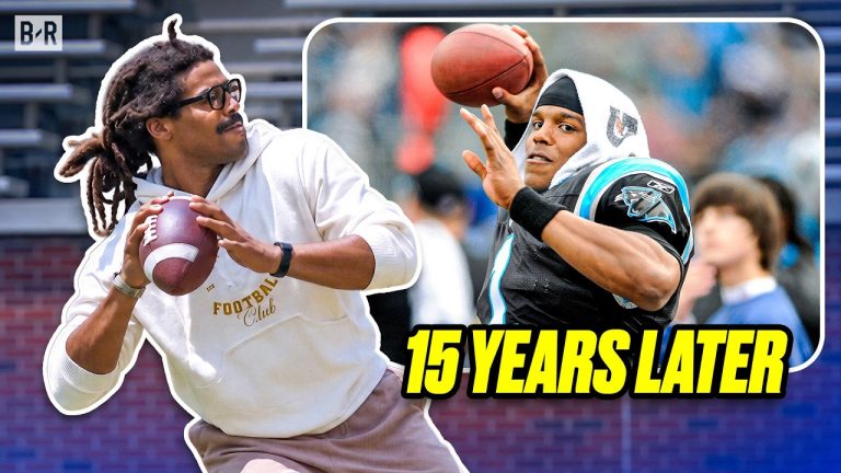 Cam Newton CRUSHES NFL QB Drills 15 Years After Debut