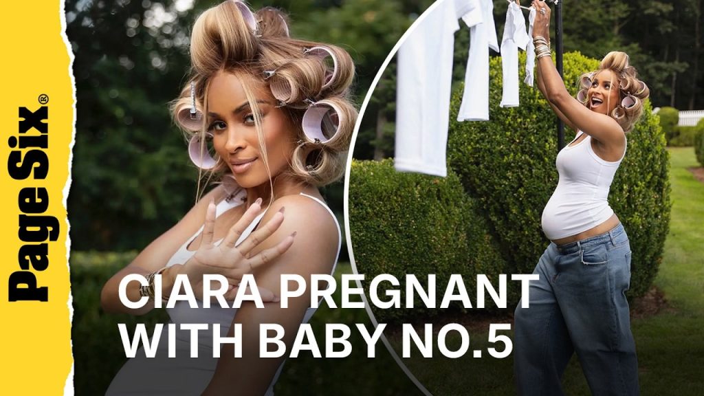 Ciara pregnant with baby No. 5, her fourth with husband Russell Wilson