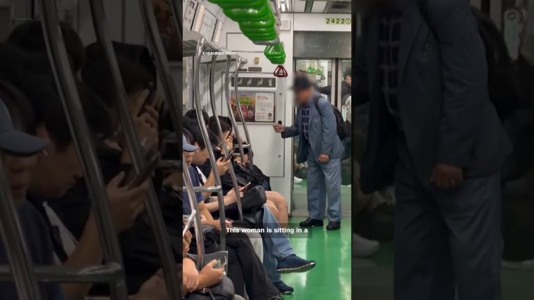 Elderly brawl on trains for priority seating