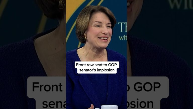 Front row seat to GOP senator’s implosion