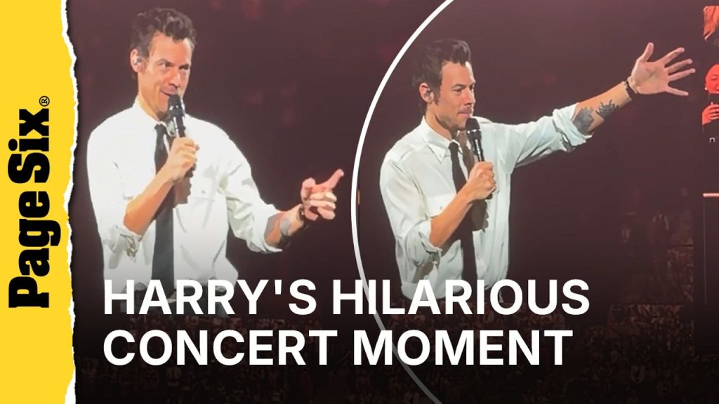 Harry Styles checks in on kids who fell asleep at concert