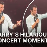 Harry Styles checks in on kids who fell asleep at concert
