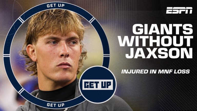 How Jaxson Dart’s injury on Monday Night Football will impact the Giants | Get Up