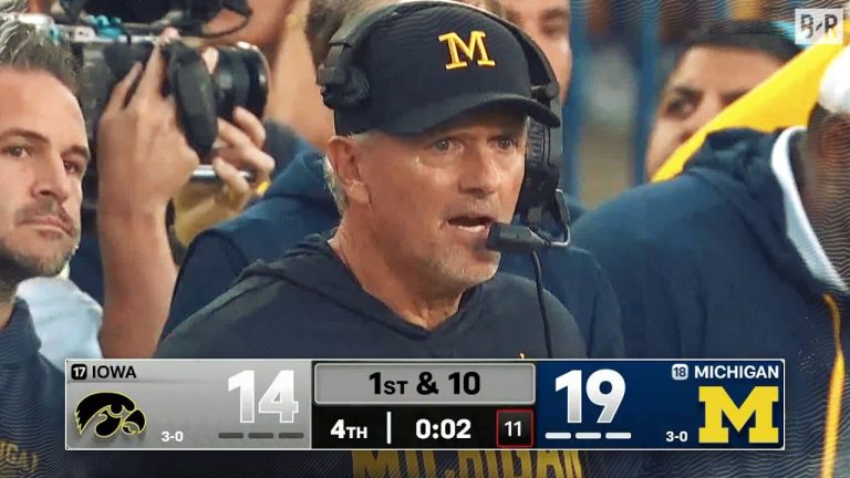 Iowa STUNS Michigan With Game-Winning TD on the Final Play 🚨