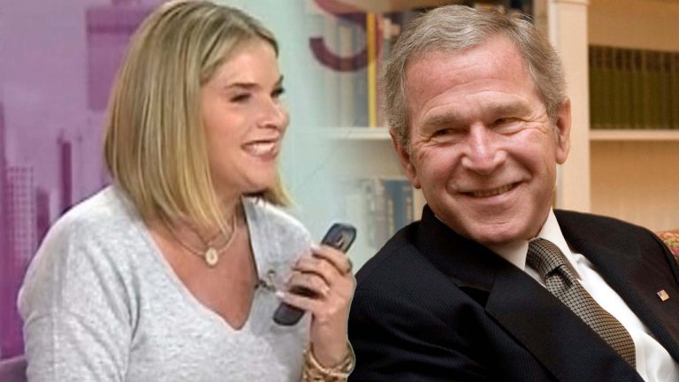 Jenna Bush Hager COLD CALLS Dad (President George W. Bush) on Live TV
