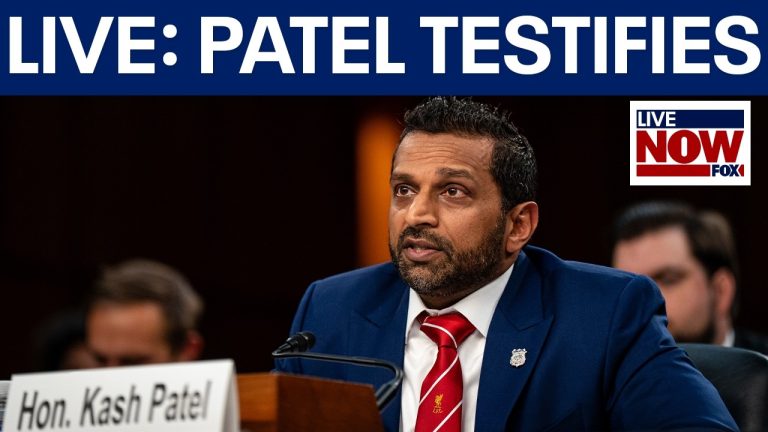 LIVE: FBI Dir. Kash Patel testifies on Capitol Hill, heated moments