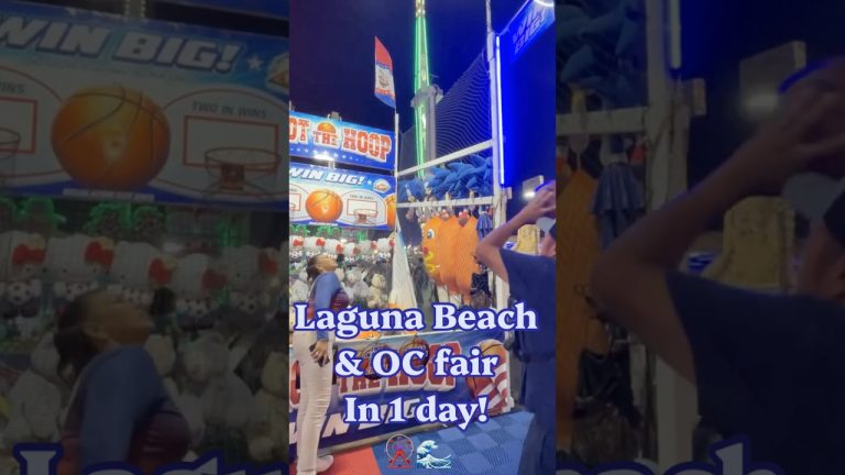Laguna Beach + OC Fair in ONE Day?! 🌊🎡 #california #lagunabeach #ocfair #orangecountycalifornia