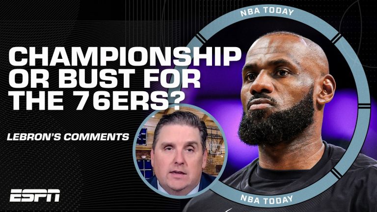 LeBron speaks on decision to join the 76ers 🎙️ Can they win an NBA title this season? | NBA Today