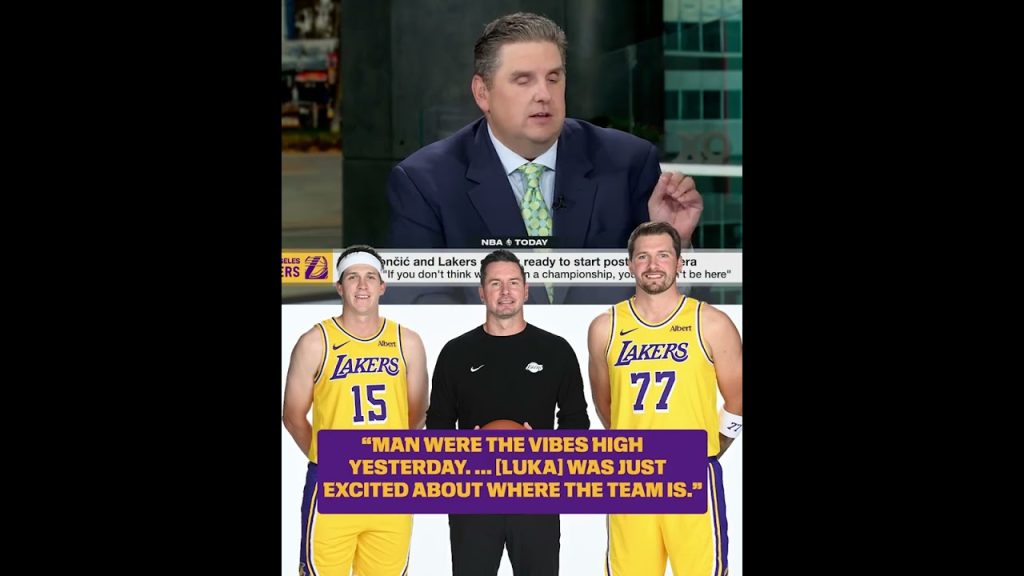 Luka is excited about the new-look Lakers 😎