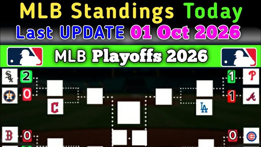 MLB Playoffs 2026 | Last UPDATE 01 Oct 2026 | MLB Standings today – Last Match SD vs CHC #MLB