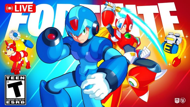 *NEW* FORTNITE MEGA-MAN UPDATE OUT RIGHT NOW! (Season 4 LIVE NOW)