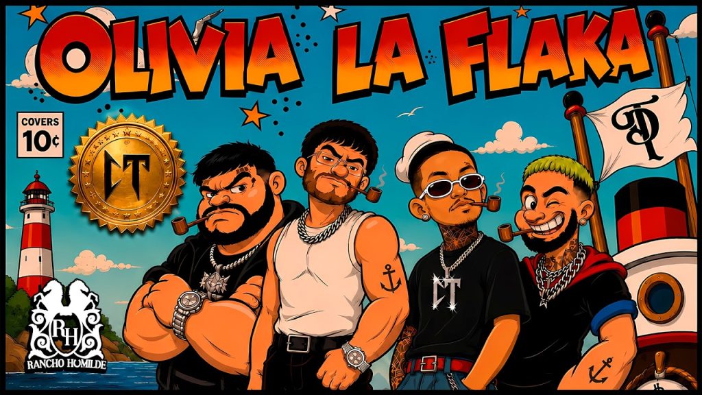 Natanael Cano x Tito Double P x Victor Mendivil x Ovi – OLIVIA LA FLAKA [Oficial Video]