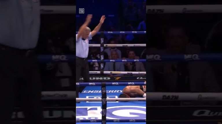 OUT COLD 🥶 Brad Goldsmith FLATTENED Amir Abubaker I #DaviesCollins | LIVE NOW on DAZN 📺