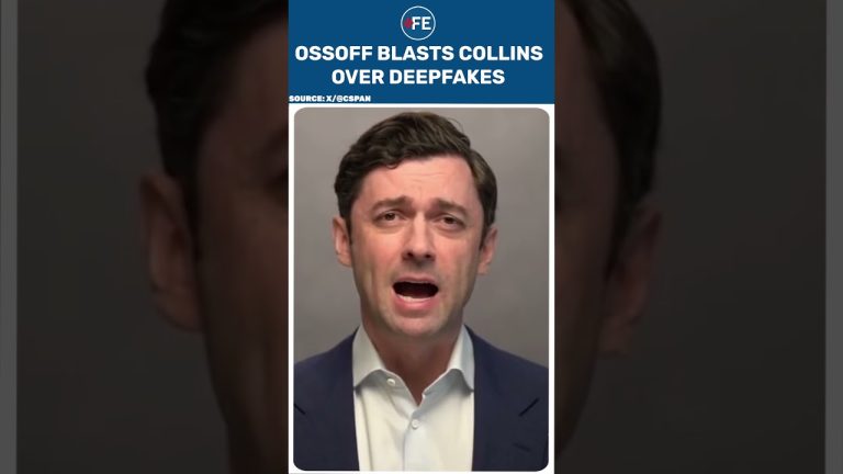 Ossoff Blasts Collins Over ‘Deceptive’ AI Deepfake Campaign Video | #shorts #viralshorts