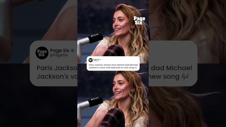 Paris Jackson used a clip of dad Michael Jackson saying “I love you, Paris” in her new song #shorts