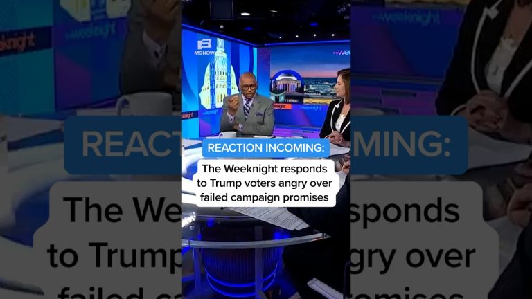 REACTION INCOMING: The Weeknight responds to Trump voters angry over failed campaign promises