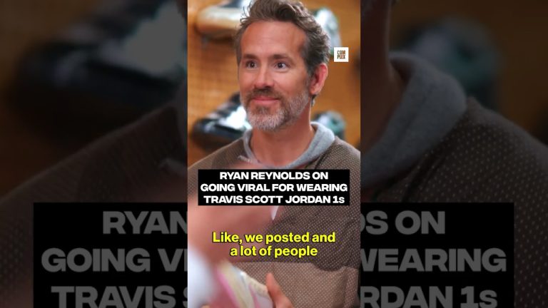 Ryan Reynolds keeps the Air Jordan 1 Lows on repeat 🔂 #SneakerShopping
