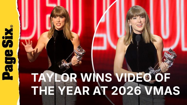 Taylor Swift wins Video of the Year at 2026 VMAs