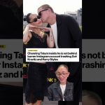 The internet suspects Channing Tatum is behind a burner account trolling his ex, Zoë Kravitz #shorts