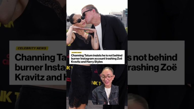 The internet suspects Channing Tatum is behind a burner account trolling his ex, Zoë Kravitz #shorts