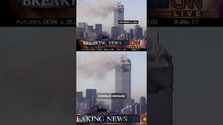 The moment CNN first reported 9/11 attacks