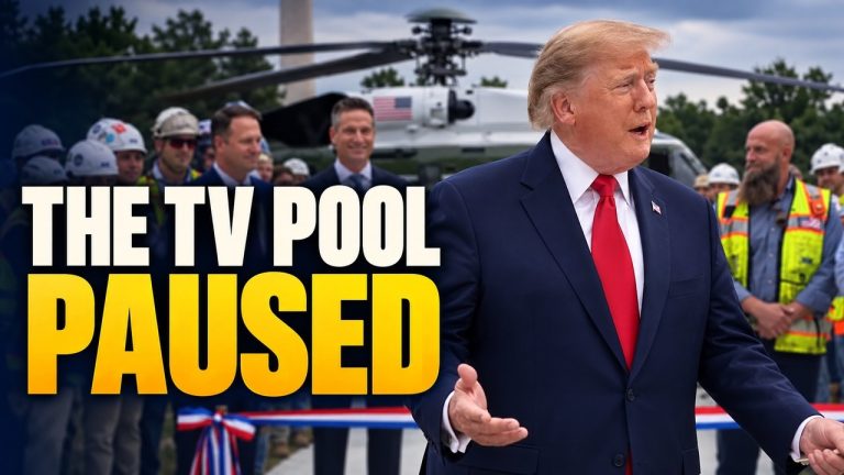 Trump TV launched. Why did the White House television pool stop?
