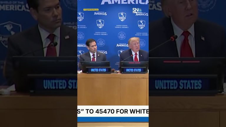 Trump asks “Where’s Marco?” — He’s sitting right beside him